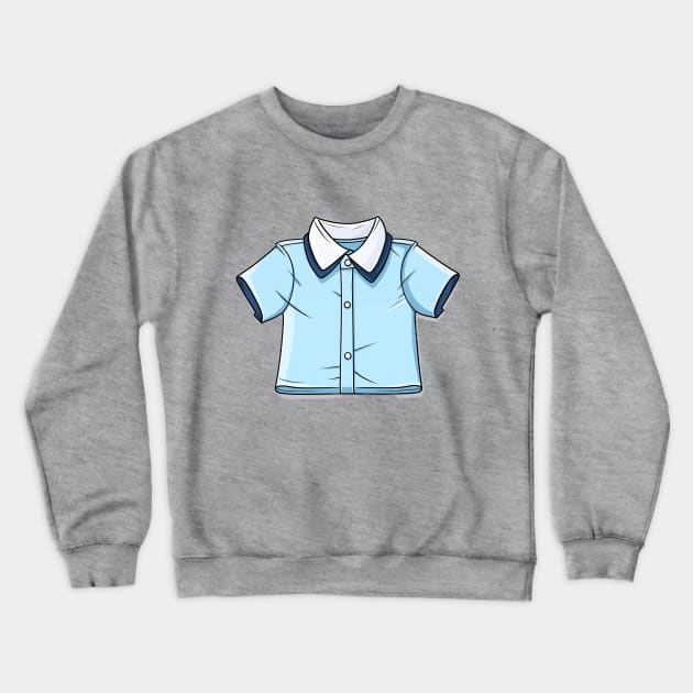 White collar sweatshirt top